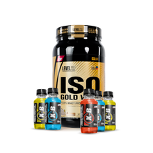 Cargar imagen en el visor de la galería, Iso Gold Whey 2.43lb Proteína Level Pro + REGALOS
