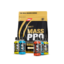 Cargar imagen en el visor de la galería, Mass Pro 3kg Proteína Para Ganar Masa Muscular Level Pro + REGALOS
