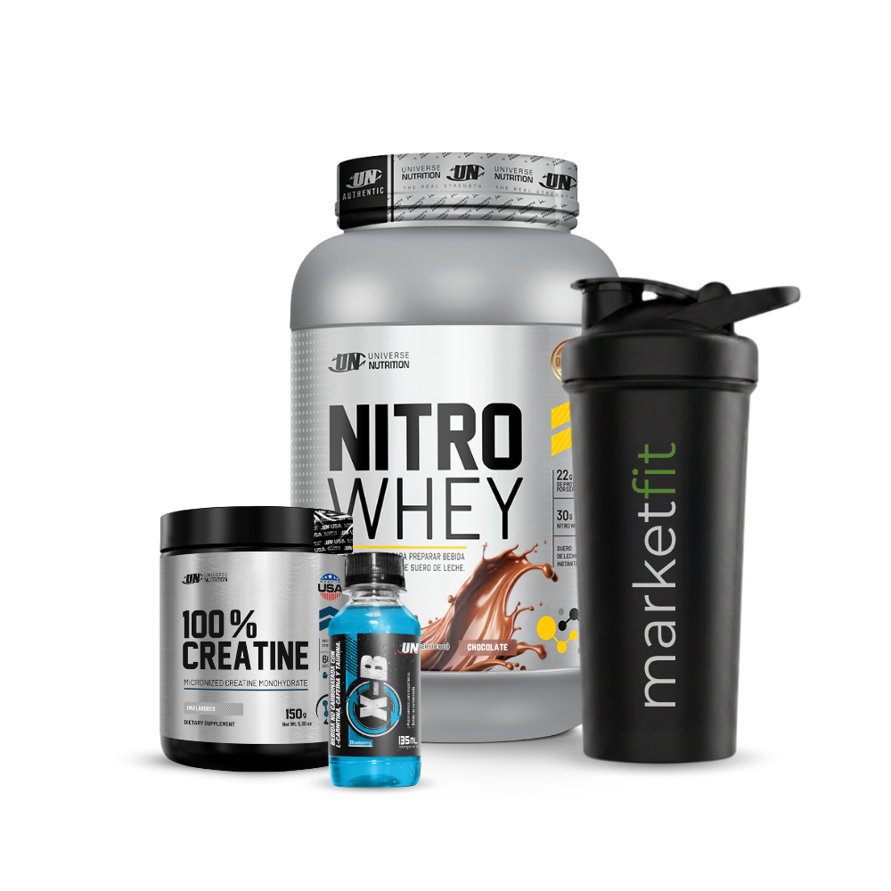 Promo Proteina Nitro Whey UN 1kg + Creatina 100% UN 150gr + REGALOS