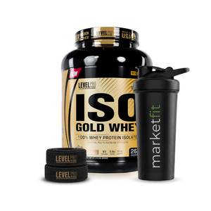Iso Gold Whey 5.5lb Proteína Level Pro + REGALOS