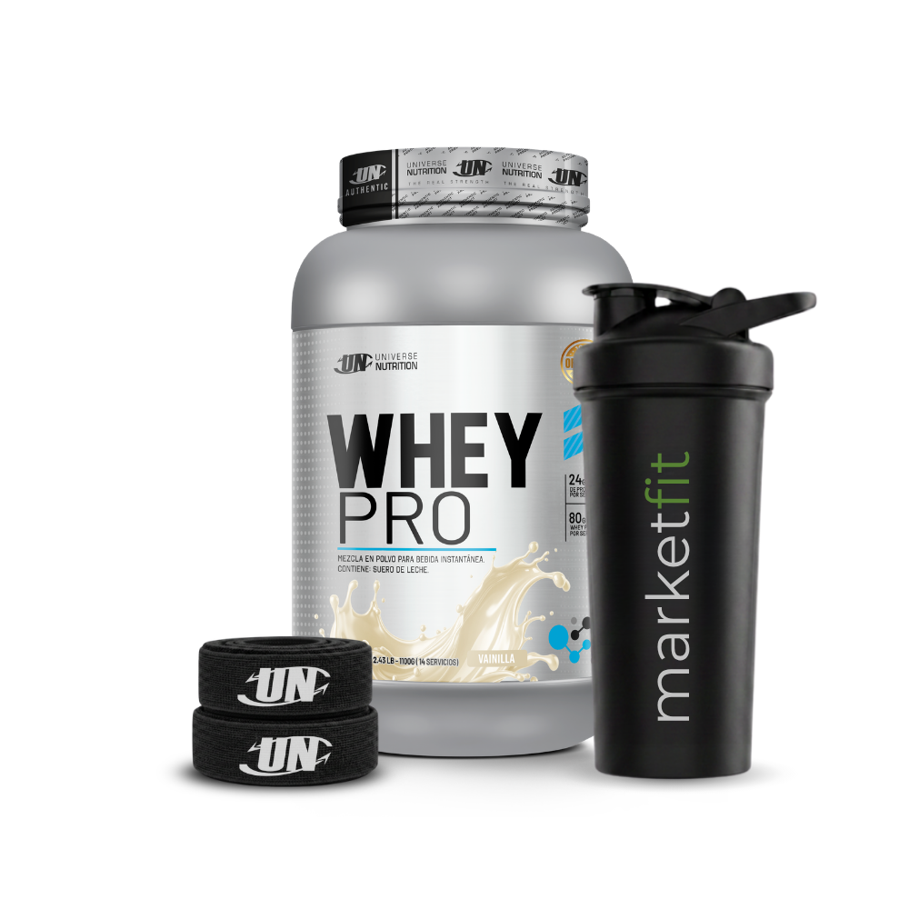 PROTEÍNA WHEY PRO UNIVERSE NUTRITION 1KG UN + REGALOS