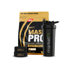 Cargar imagen en el visor de la galería, Mass Pro 3kg Proteína Para Ganar Masa Muscular Level Pro + REGALOS
