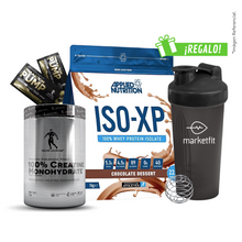 Cargar imagen en el visor de la galería, Pack ISO XP 1kg + Creatina Kevin Levrone 1kg + 02 Sachets SHAABOOM PUMP + Shaker 600mL
