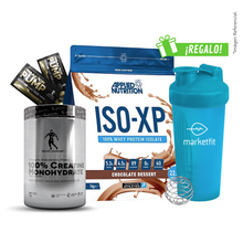 Cargar imagen en el visor de la galería, Pack ISO XP 1kg + Creatina Kevin Levrone 1kg + 02 Sachets SHAABOOM PUMP + Shaker 600mL

