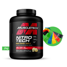 Cargar imagen en el visor de la galería, Nitro Tech 100% Whey Gold Muscletech  5Lb Con Regalo
