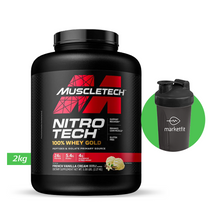 Cargar imagen en el visor de la galería, Nitro Tech 100% Whey Gold Muscletech  5Lb Con Regalo

