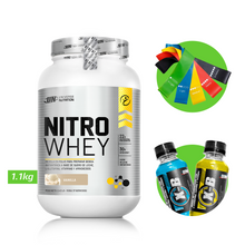Cargar imagen en el visor de la galería, NITRO WHEY 1.1KG PROTEÍNA UN + REGALOS
