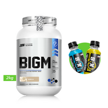 Cargar imagen en el visor de la galería, BIGM 2KG PROTEÍNA PARA GANAR MASA MUSCULAR UN
