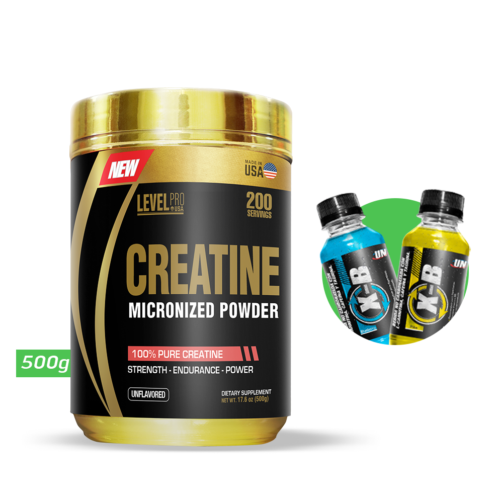 Creatina Micronizada 500 GR Level Pro