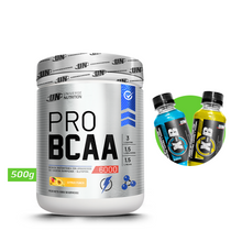 Cargar imagen en el visor de la galería, PRO BCAA 6000 500GR AMINOÁCIDOS UN + REGALOS

