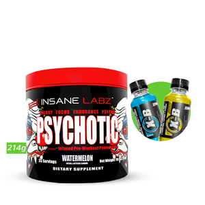 Pre entreno PSYCHOTIC 35 SERV - 214 GR Insane Labz
