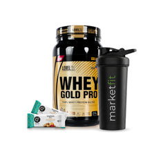 Cargar imagen en el visor de la galería, Whey Gold Pro 2.43lb Proteína Level Pro + REGALOS
