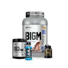 Cargar imagen en el visor de la galería, Promo Ganador de peso BIGM UN 2kg + Creatina 100% UN  150gr + REGALOS
