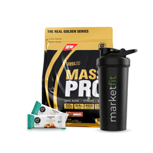 Cargar imagen en el visor de la galería, Mass Pro 3kg Proteína Para Ganar Masa Muscular Level Pro + REGALOS
