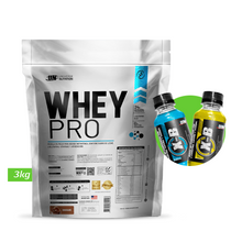 Cargar imagen en el visor de la galería, PROTEÍNA WHEY PRO UNIVERSE NUTRITION 3KG UN + REGALOS
