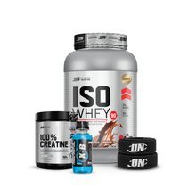Cargar imagen en el visor de la galería, Promo Iso Whey UN 1.1kg + Creatina 100% UN 150gr + REGALOS
