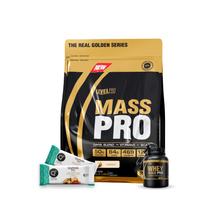 Cargar imagen en el visor de la galería, Mass Pro 3kg Proteína Para Ganar Masa Muscular Level Pro + REGALOS
