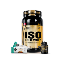 Cargar imagen en el visor de la galería, Iso Gold Whey 2.43lb Proteína Level Pro + REGALOS
