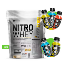 Cargar imagen en el visor de la galería, NITRO WHEY 5KG PROTEÍNA UN + REGALOS
