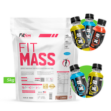 Cargar imagen en el visor de la galería, FIT MASS 5KG GANADOR DE MASA FITFEM + REGALOS
