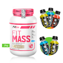 Cargar imagen en el visor de la galería, FIT MASS 2KG GANADOR DE MASA FITFEM + REGALOS
