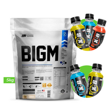 Cargar imagen en el visor de la galería, BIGM 5KG PROTEÍNA PARA GANAR MASA MUSCULAR UN
