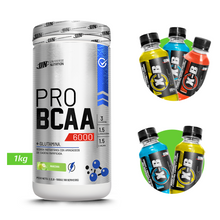 Cargar imagen en el visor de la galería, PRO BCAA 1KG AMINOÁCIDOS UN + REGALOS

