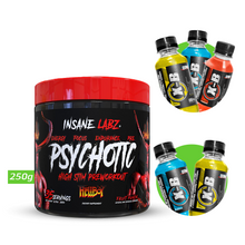 Cargar imagen en el visor de la galería, Pre entreno PSYCHOTIC HELLBOY 35 SERV - 250GR Inzane Labz
