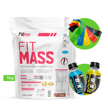 Cargar imagen en el visor de la galería, FIT MASS 5KG GANADOR DE MASA FITFEM + REGALOS
