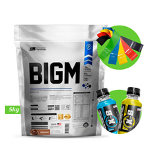 Cargar imagen en el visor de la galería, BIGM 5KG PROTEÍNA PARA GANAR MASA MUSCULAR UN
