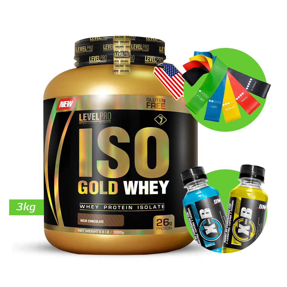 Iso Gold Whey Level Pro 6.6Lb Con Regalos