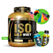 Cargar imagen en el visor de la galería, Iso Gold Whey Level Pro 6.6Lb Con Regalos

