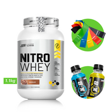 Cargar imagen en el visor de la galería, NITRO WHEY 1.1KG PROTEÍNA UN + REGALOS
