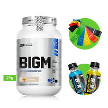 Cargar imagen en el visor de la galería, BIGM 2KG PROTEÍNA PARA GANAR MASA MUSCULAR UN

