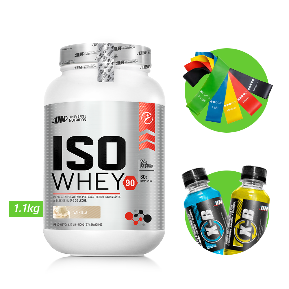 ISO WHEY 1.1KG PROTEÍNA UN + REGALOS