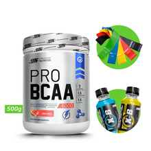 Cargar imagen en el visor de la galería, PRO BCAA 6000 500GR AMINOÁCIDOS UN + REGALOS
