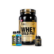 Cargar imagen en el visor de la galería, Whey Gold Pro 2.43lb Proteína Level Pro + REGALOS
