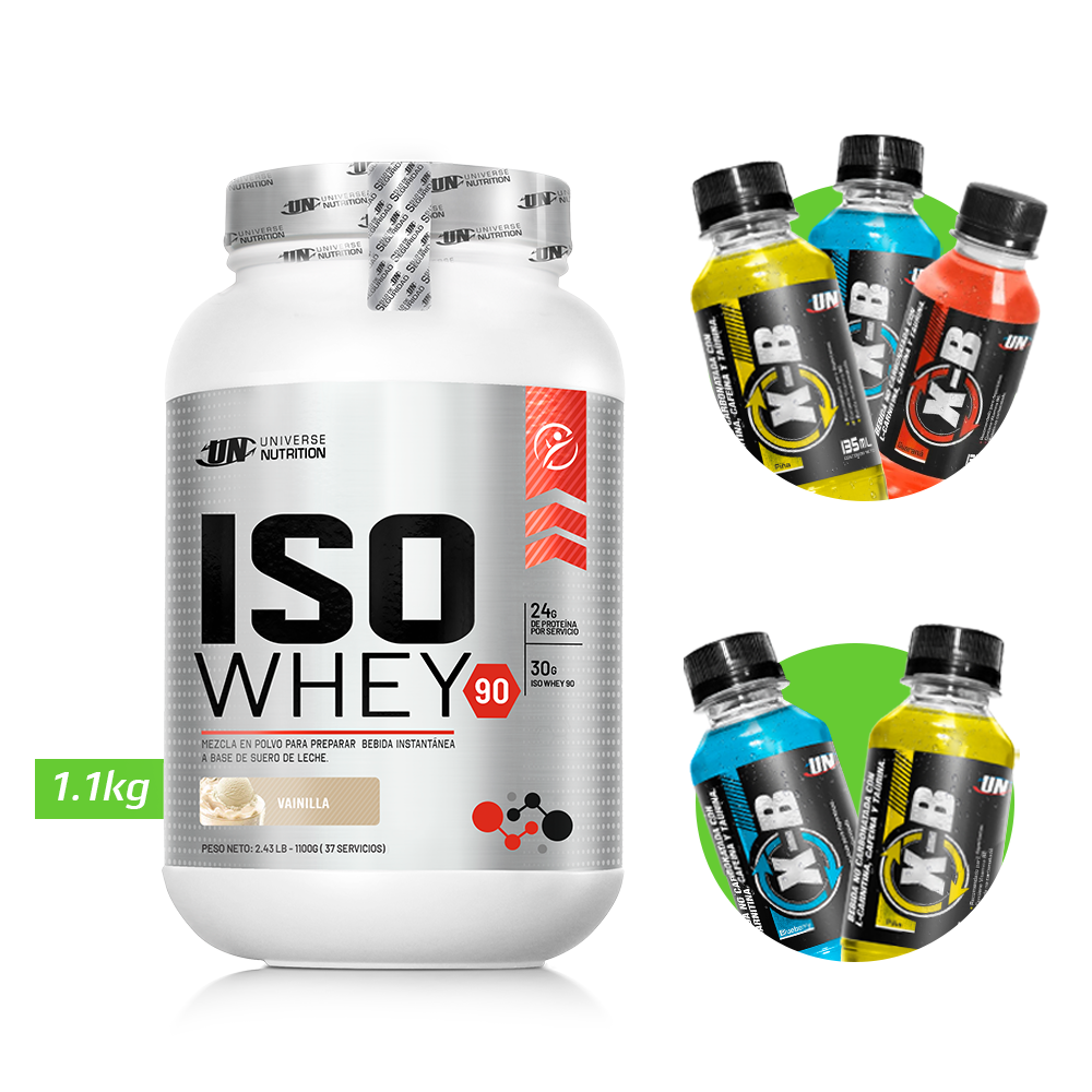 ISO WHEY 1.1KG PROTEÍNA UN + REGALOS