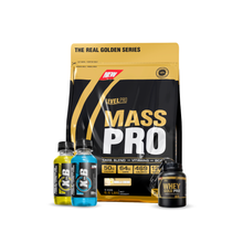 Cargar imagen en el visor de la galería, Mass Pro 3kg Proteína Para Ganar Masa Muscular Level Pro + REGALOS
