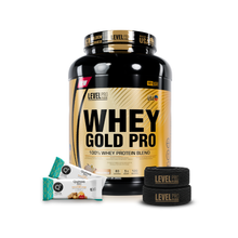 Cargar imagen en el visor de la galería, Whey Gold Pro 5.5lb Proteína Level Pro + REGALOS
