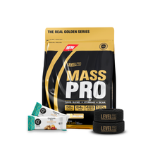 Cargar imagen en el visor de la galería, Mass Pro 3kg Proteína Para Ganar Masa Muscular Level Pro + REGALOS
