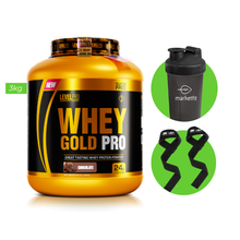 Cargar imagen en el visor de la galería, Whey Gold Pro Level Pro 6.6Lb Con Regalos
