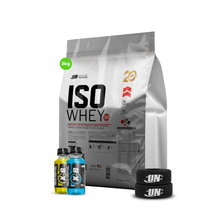 Cargar imagen en el visor de la galería, PROTEINA ISO WHEY UNIVERSE NUTRITION 3KG UN + SHAKER STRAPS Y REGALOS
