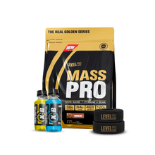 Cargar imagen en el visor de la galería, Mass Pro 3kg Proteína Para Ganar Masa Muscular Level Pro + REGALOS
