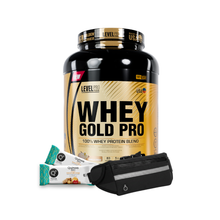 Cargar imagen en el visor de la galería, Whey Gold Pro 5.5lb Proteína Level Pro + REGALOS
