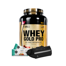 Cargar imagen en el visor de la galería, Whey Gold Pro 5.5lb Proteína Level Pro + REGALOS
