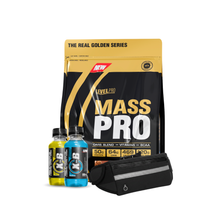 Cargar imagen en el visor de la galería, Mass Pro 3kg Proteína Para Ganar Masa Muscular Level Pro + REGALOS
