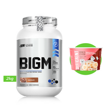 Cargar imagen en el visor de la galería, BIGM 2KG PROTEÍNA PARA GANAR MASA MUSCULAR UN
