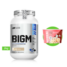 Cargar imagen en el visor de la galería, BIGM 2KG PROTEÍNA PARA GANAR MASA MUSCULAR UN

