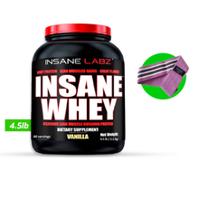 Cargar imagen en el visor de la galería, PROTEINA INSANE WHEY 4.5LB + REGALOS
